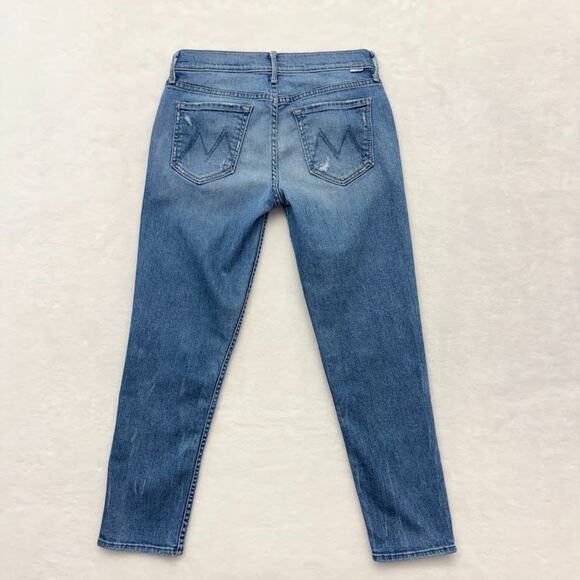 MOTHER Denim Jeans The Dropout Lost And Found Medium Wash Womens Size 26 - Picture 2 of 13